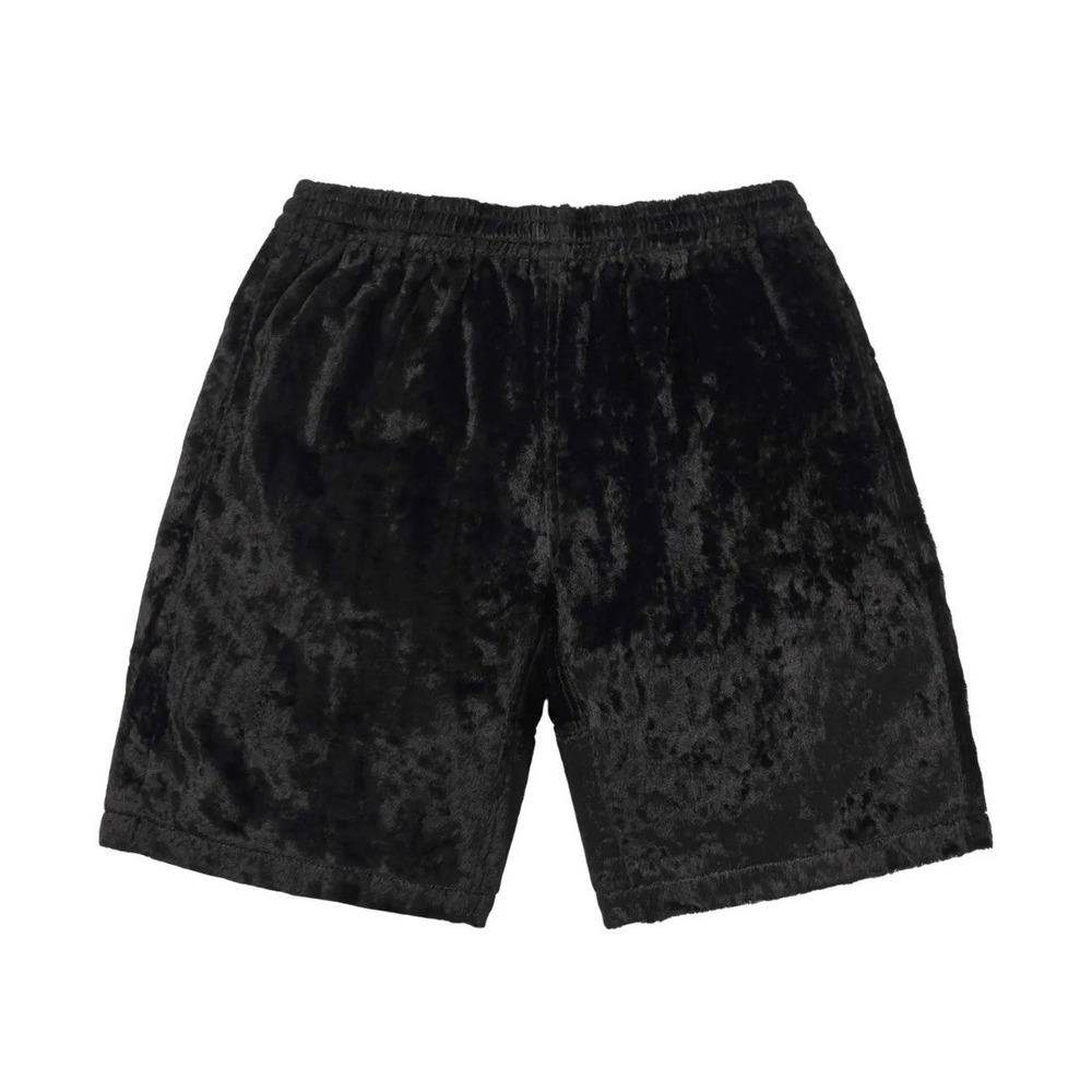 Supreme Faux Fur Mens Shorts Black S/S 26 Streetwear Plush Size Large